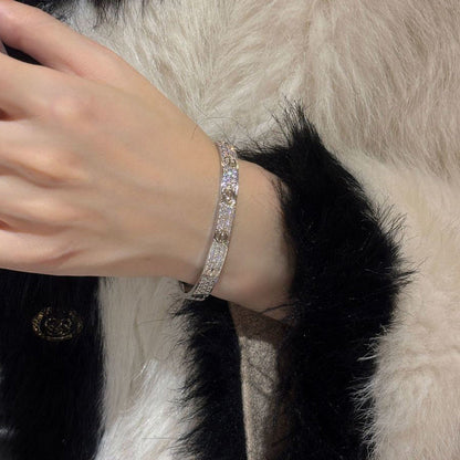 [Rosla]LOVE BRACELET 6.1MM DIAMOND-PAVED