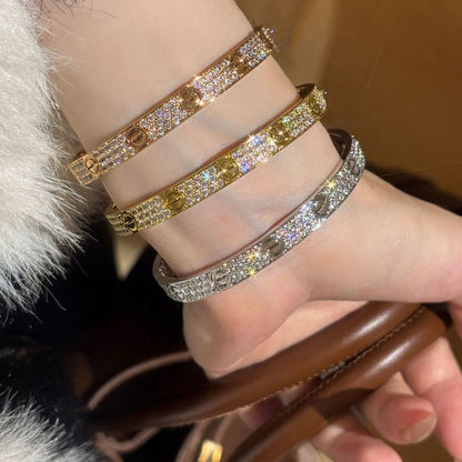 [Rosla]LOVE BRACELET 6.1MM DIAMOND-PAVED