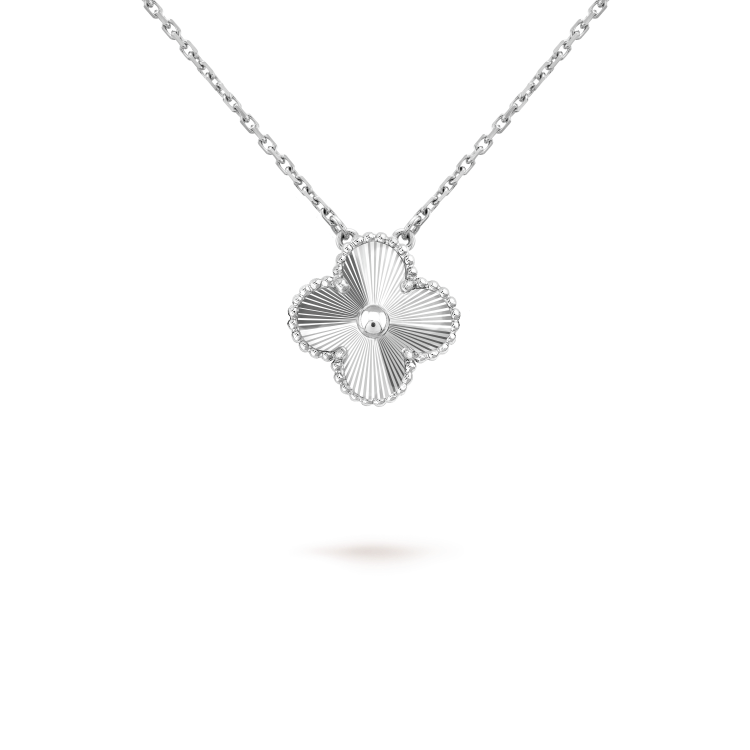 [Rosla]CLOVER 15MM NECKLACE SILVER COLLECTION