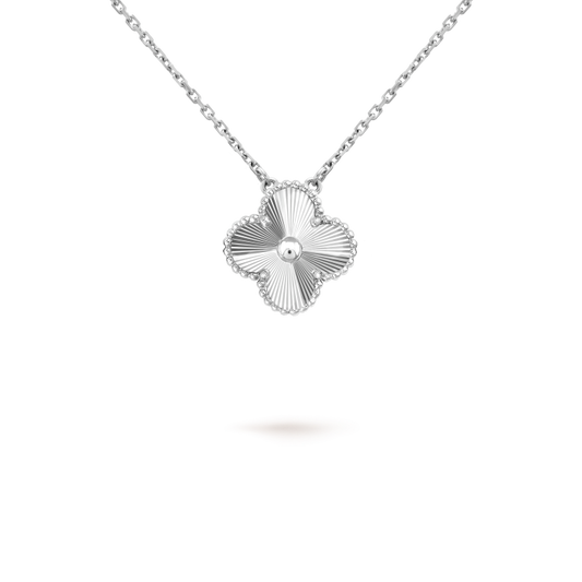 [Rosla]CLOVER 15MM NECKLACE SILVER COLLECTION