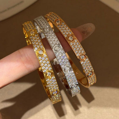 [Rosla]LOVE BRACELET 6.1MM DIAMOND-PAVED 10 BIG DIAMONDS