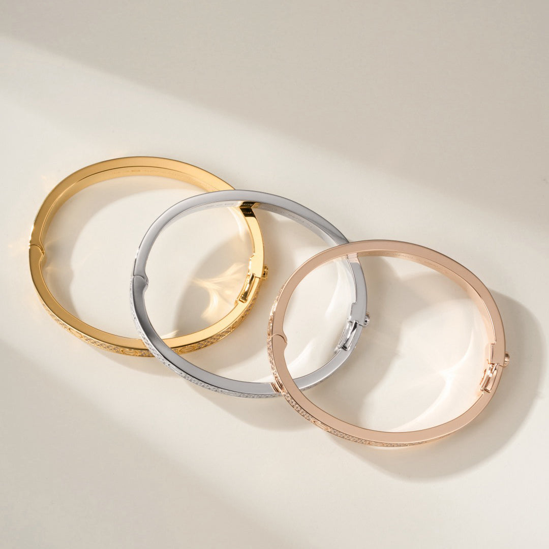 [Rosla] LOVE BRACELET 6.1MM DIAMOND-PAVED