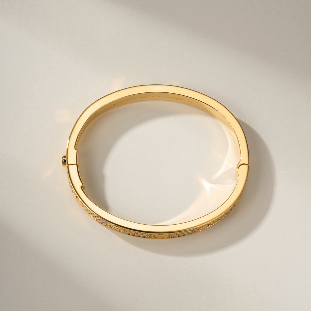 [Rosla]LOVE BRACELET 6.1MM DIAMOND-PAVED