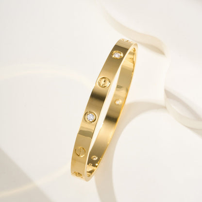 [Rosla]LOVE BRACELET 6.1MM 4 DIAMONDS