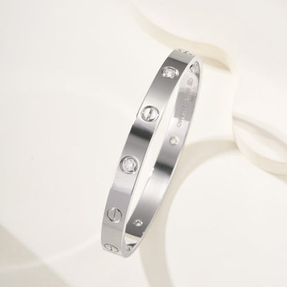 [Rosla]LOVE BRACELET 6.1MM 4 DIAMONDS