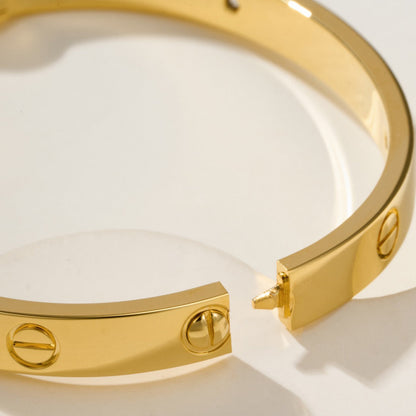 [Rosla]LOVE BRACELET 6.1MM 4 DIAMONDS