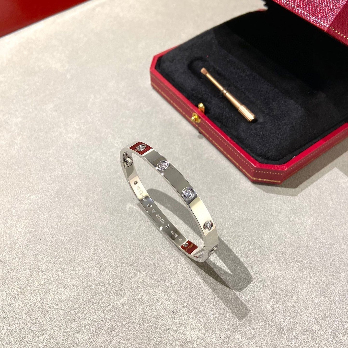 [Rosla]LOVE BRACELET 6.1MM 10 DIAMONDS
