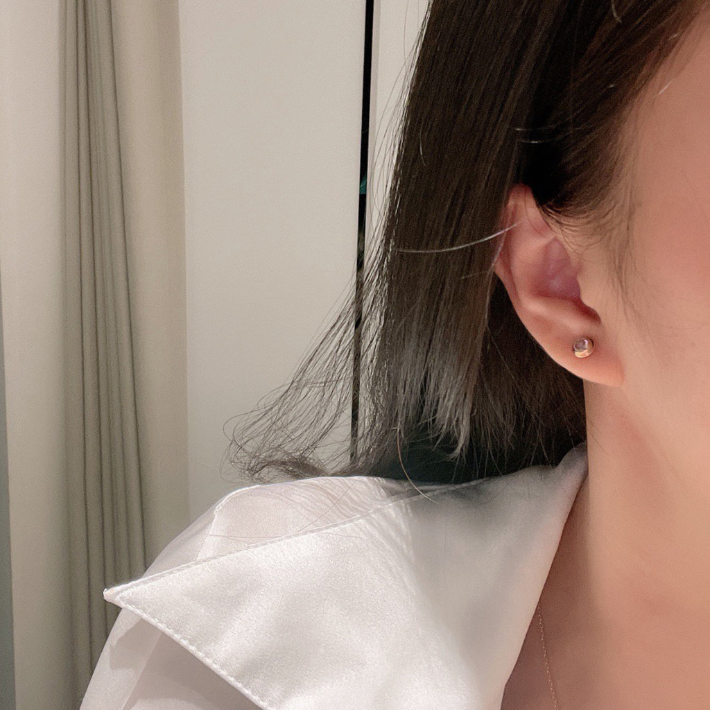 [Rosla]DAMOUR PING DIAMOND EARRINGS
