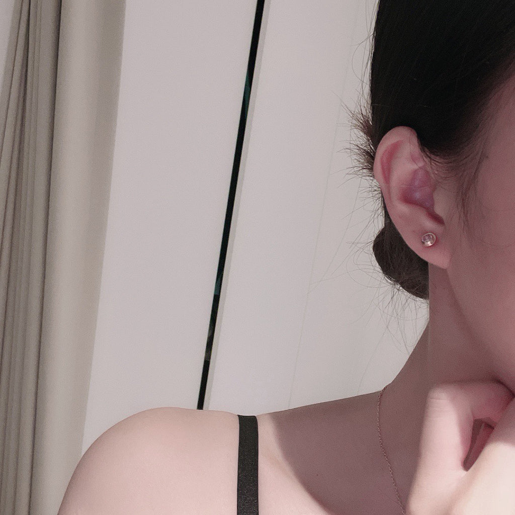 [Rosla]DAMOUR PING DIAMOND EARRINGS