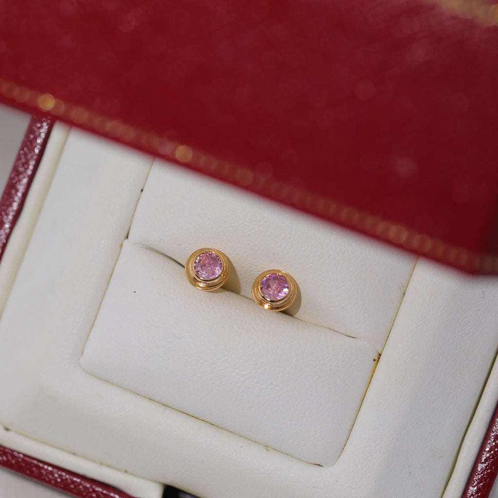 [Rosla]DAMOUR PING DIAMOND EARRINGS