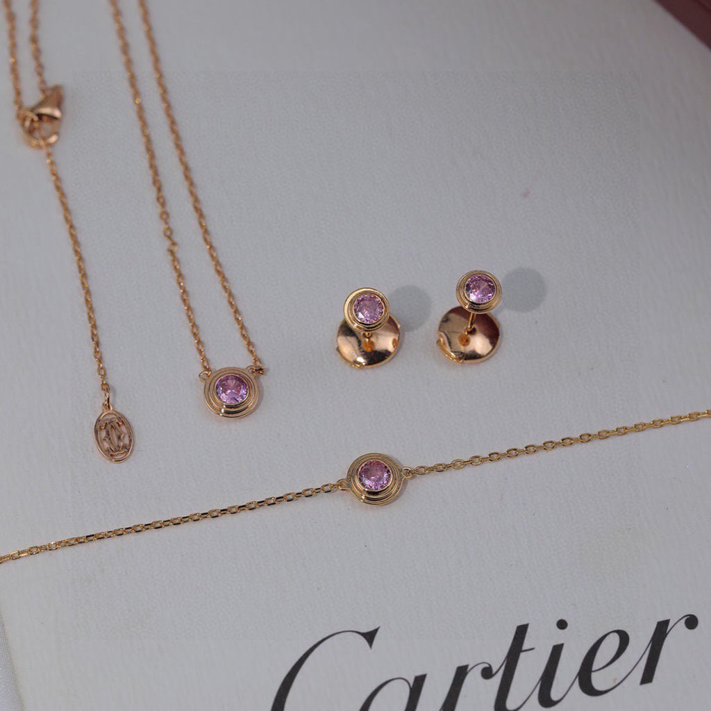 [Rosla]DAMOUR PING DIAMOND EARRINGS