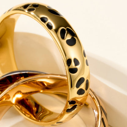 [Rosla]TRINITY  RING LEOPARD PRINT