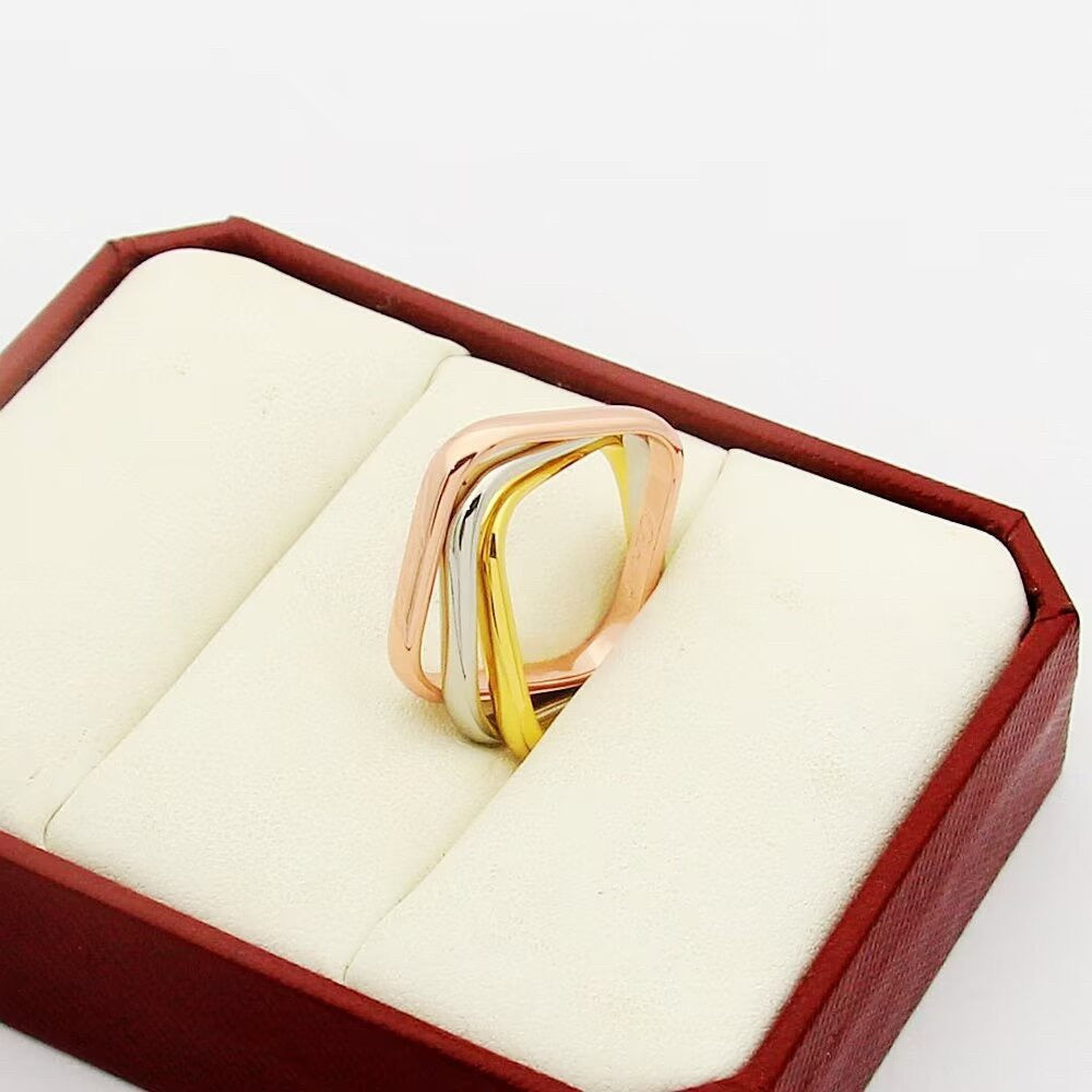 [Rosla]TRINITY 3.5MM CUSHION RING COLLECTION
