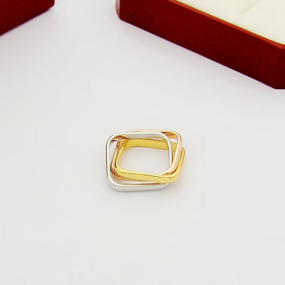 [Rosla]TRINITY 3.5MM CUSHION RING COLLECTION