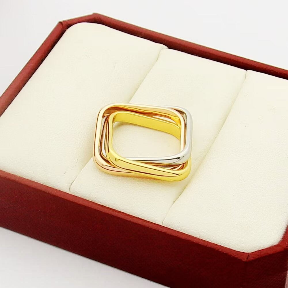 [Rosla]TRINITY 3.5MM CUSHION RING COLLECTION