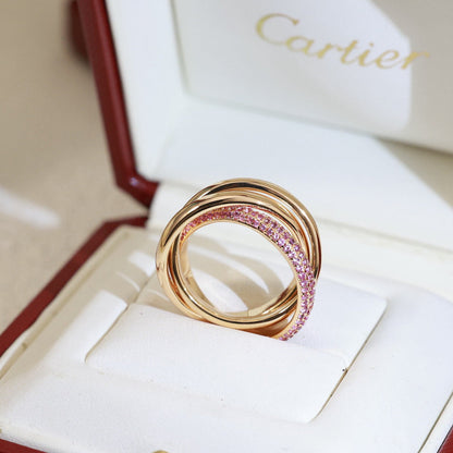 [Rosla]TRINITY 3.2MM RING PINK DIAMOND