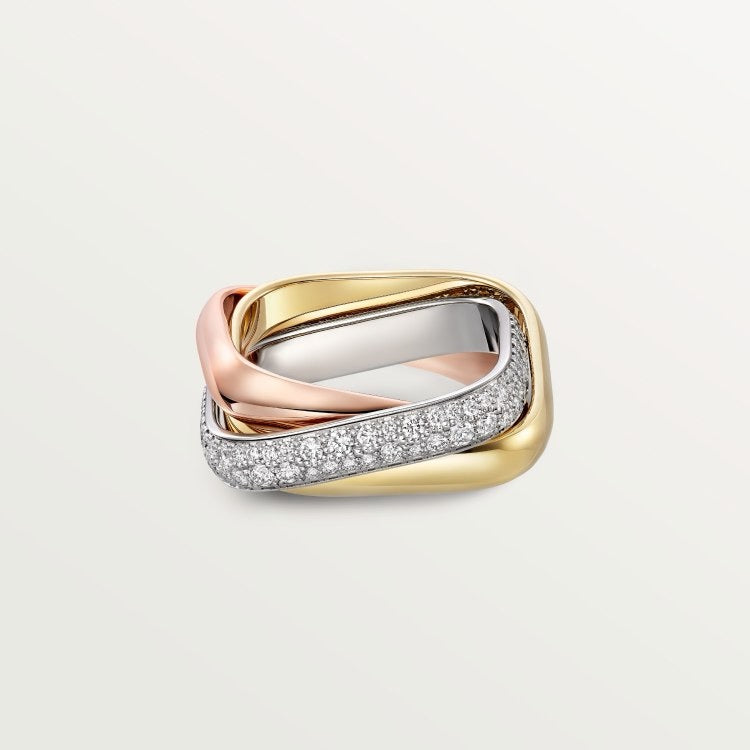 [Rosla]TRINITY 3.5MM CUSHION RING COLLECTION