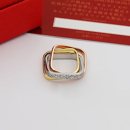 [Rosla]TRINITY 3.5MM CUSHION RING COLLECTION