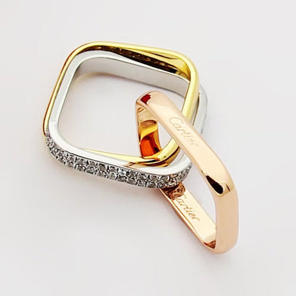 [Rosla]TRINITY 3.5MM CUSHION RING COLLECTION