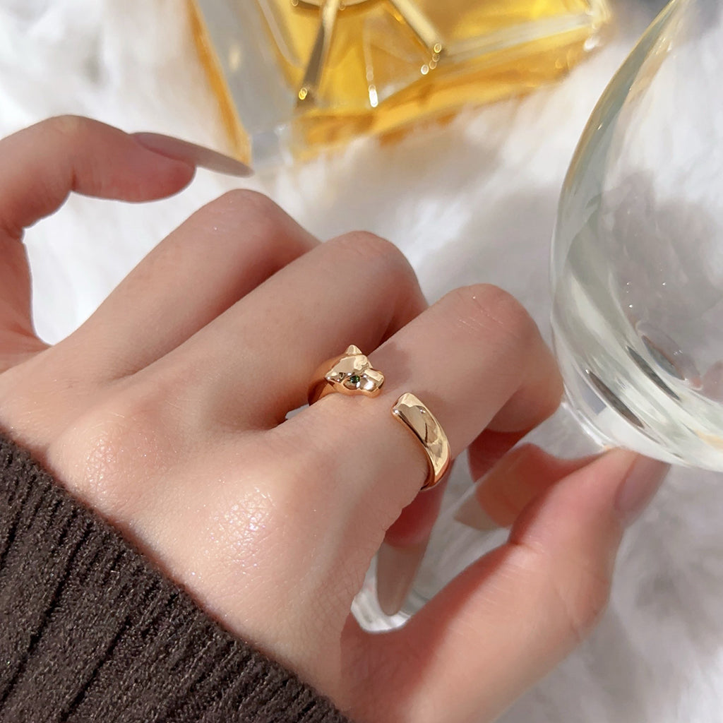 [Rosla]PANTHERE NO DIAMOND SMALL RING
