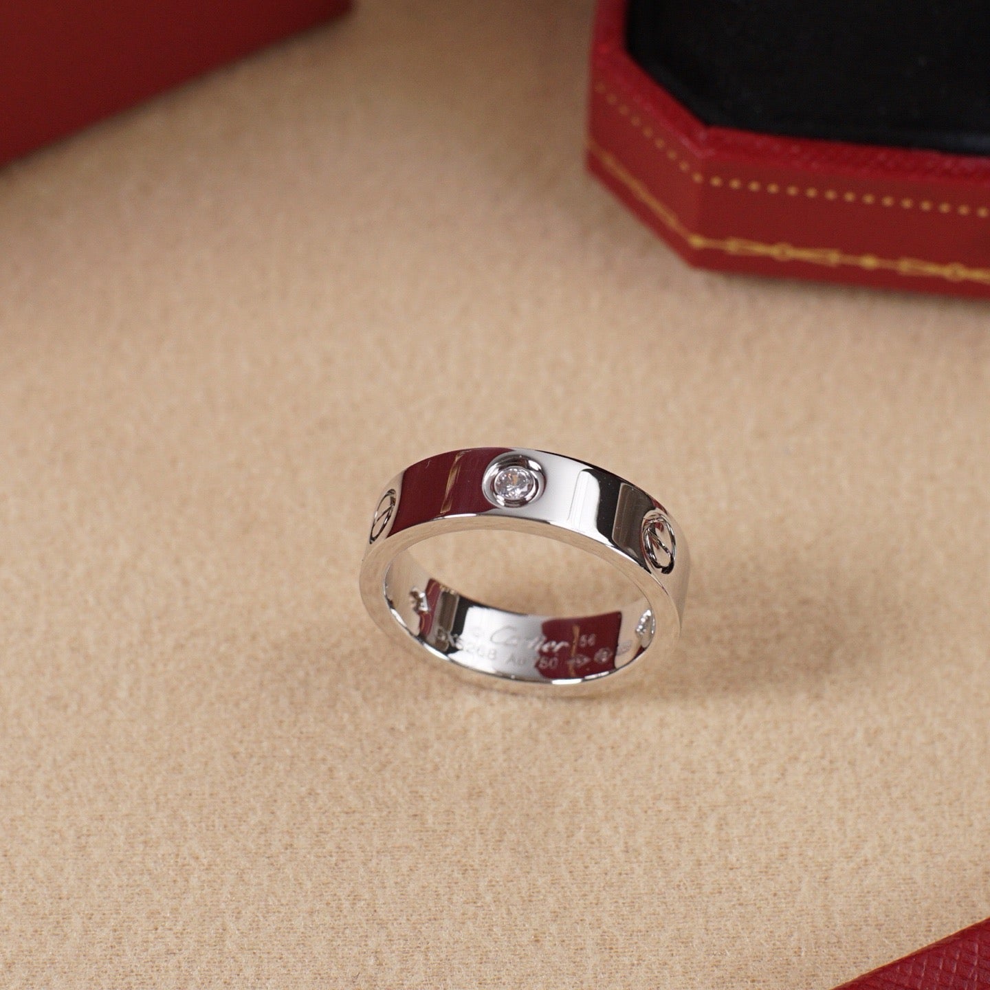 [Rosla]LOVE 5.5MM 3 DIAMOND RING