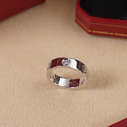 [Rosla]LOVE 5.5MM 3 DIAMOND RING