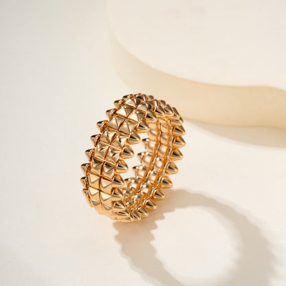 [Rosla]CLASH 9.2MM DOUBLE ROW RING