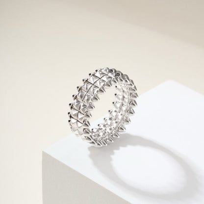 [Rosla]CLASH 9.2MM DOUBLE ROW RING