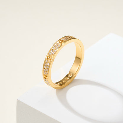 [Rosla]LOVE RING 2.65MM DIAMOND