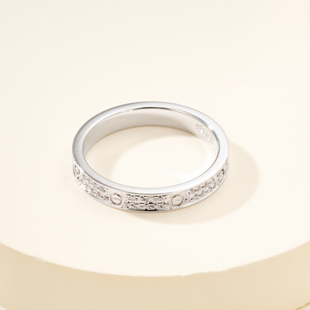 [Rosla]LOVE RING 2.65MM DIAMOND