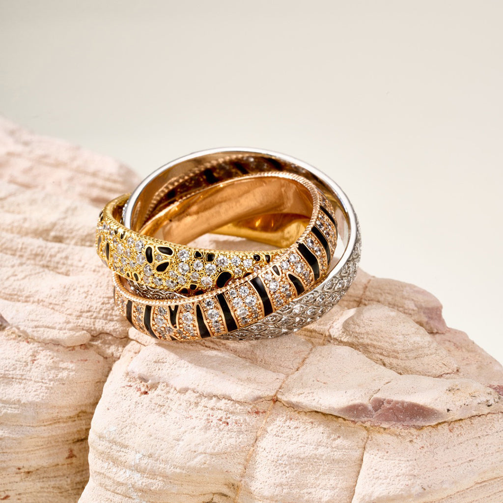 [Rosla]TRINITY  RING LEOPARD PRINT
