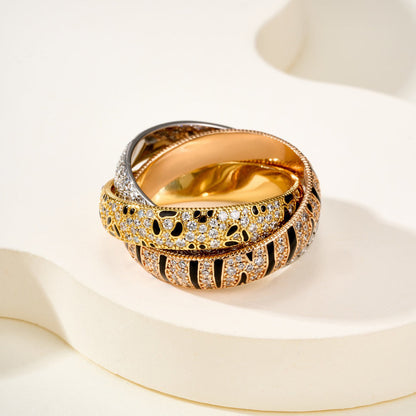 [Rosla]TRINITY  RING LEOPARD PRINT