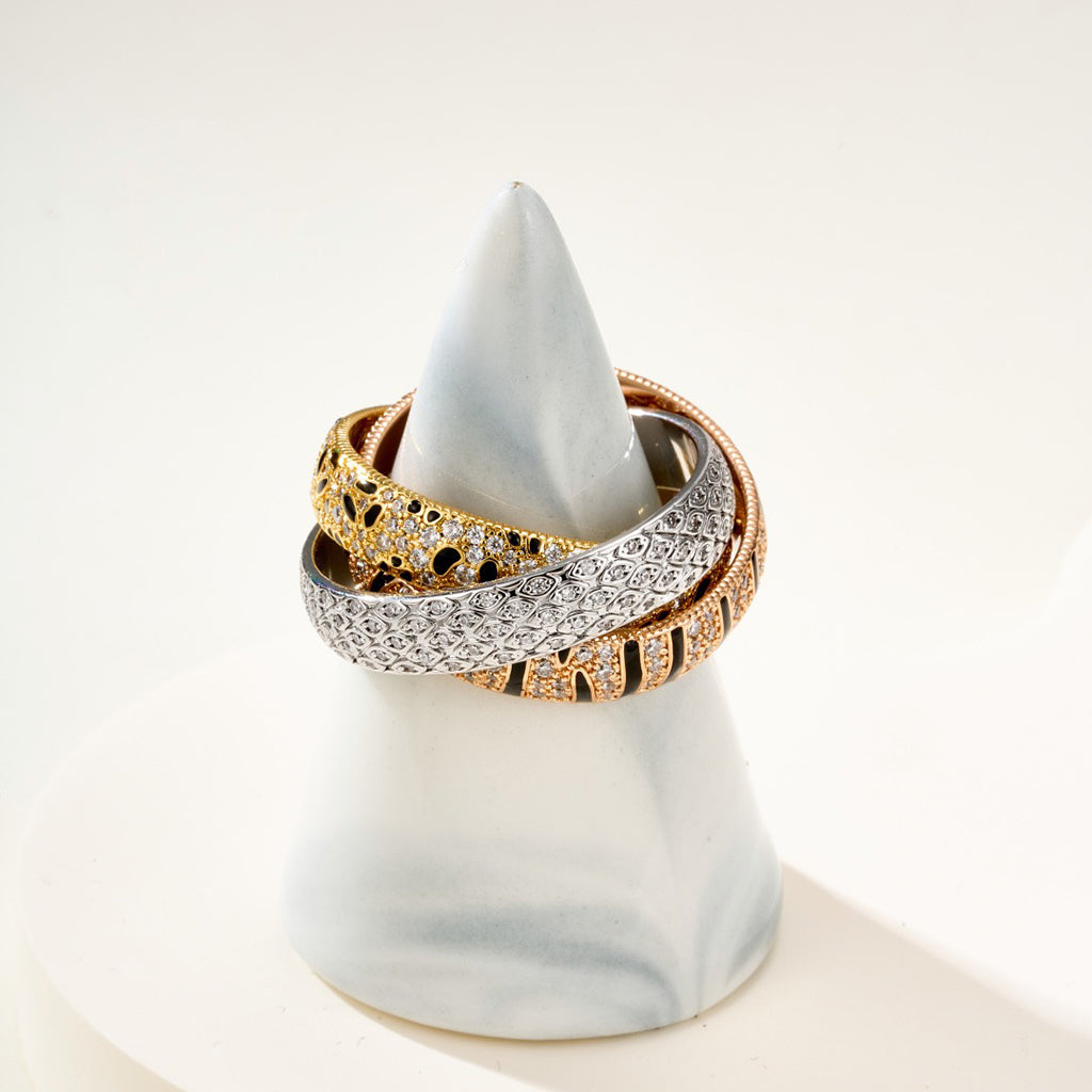 [Rosla]TRINITY  RING LEOPARD PRINT