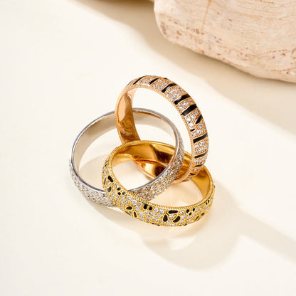 [Rosla]TRINITY  RING LEOPARD PRINT