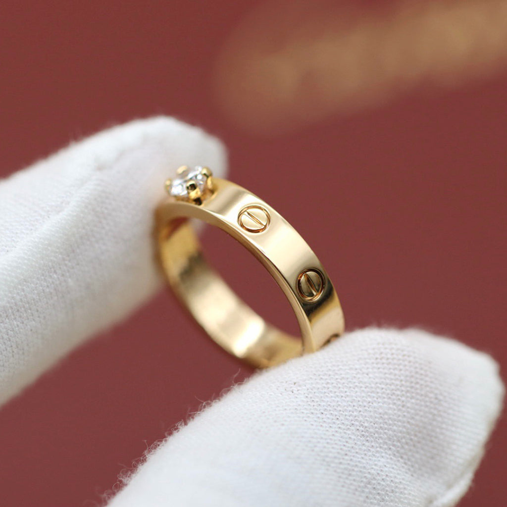 [Rosla]LOVE RING 3.6MM 1 BIG DIAMOND