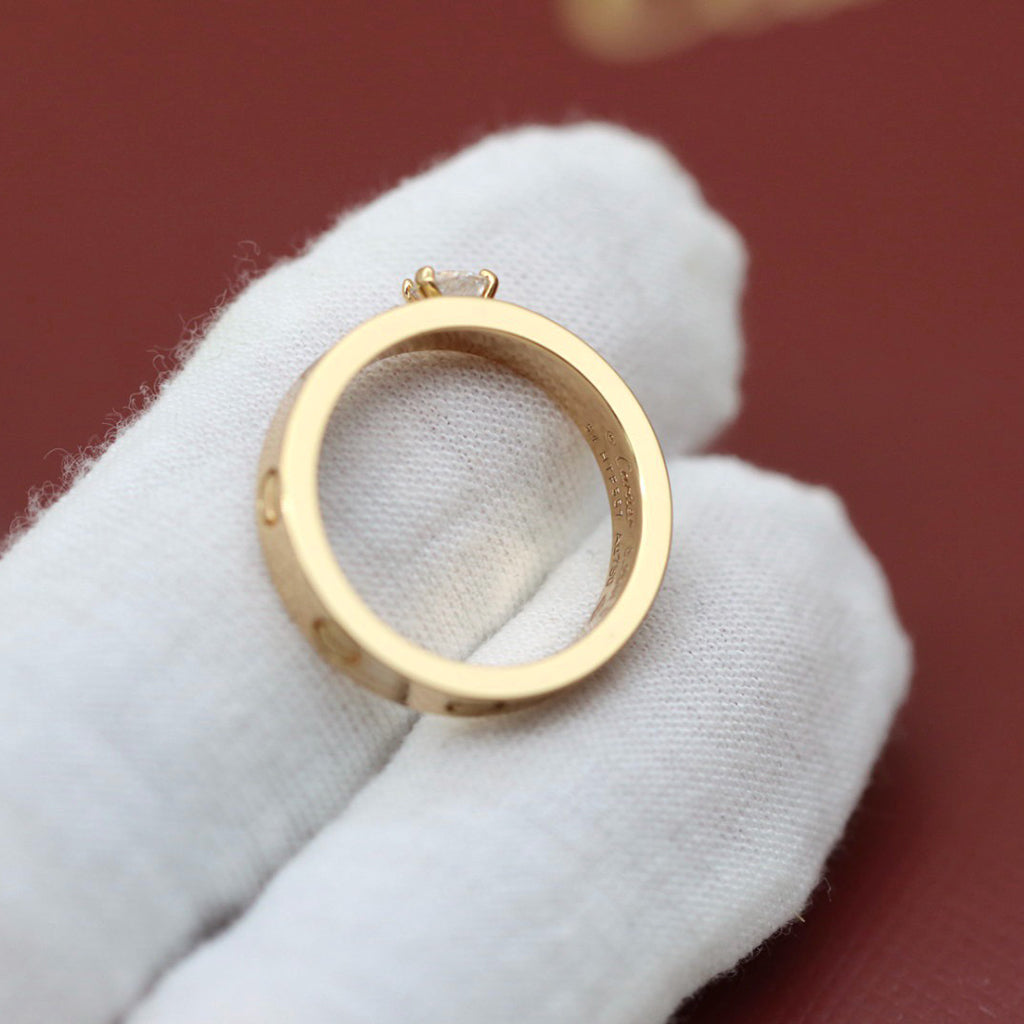 [Rosla]LOVE RING 3.6MM 1 BIG DIAMOND