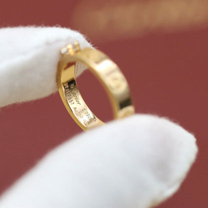 [Rosla]LOVE RING 3.6MM 1 BIG DIAMOND