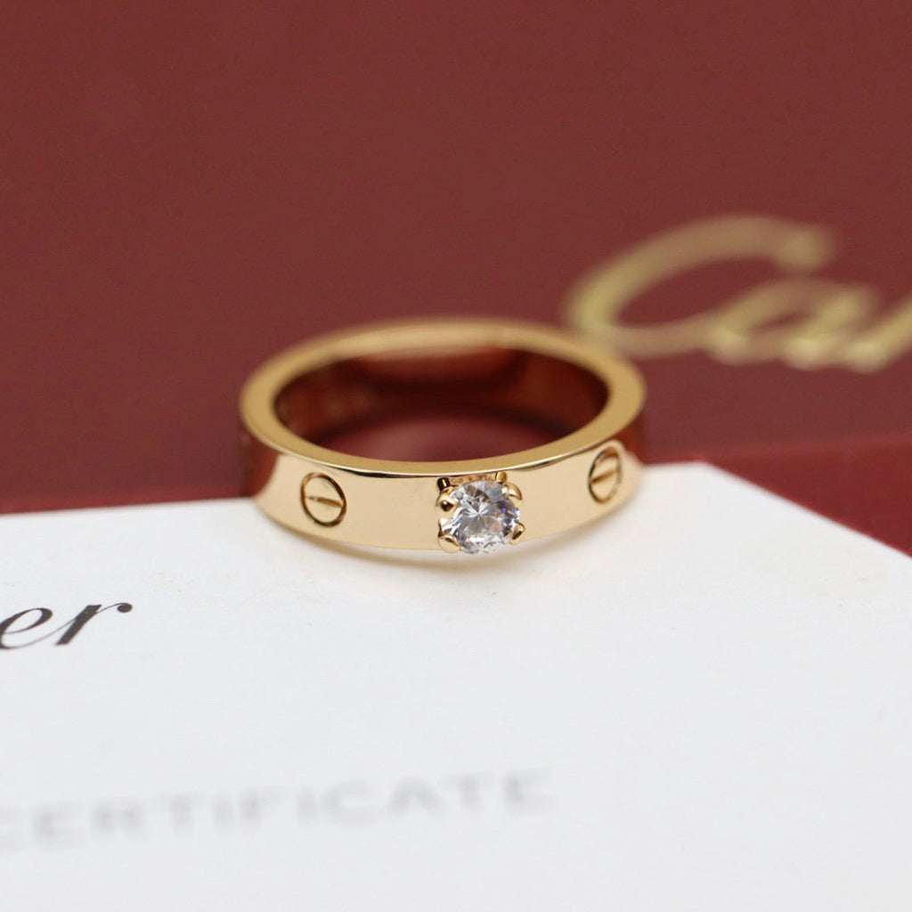 [Rosla]LOVE RING 3.6MM 1 BIG DIAMOND