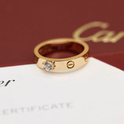 [Rosla]LOVE RING 3.6MM 1 BIG DIAMOND