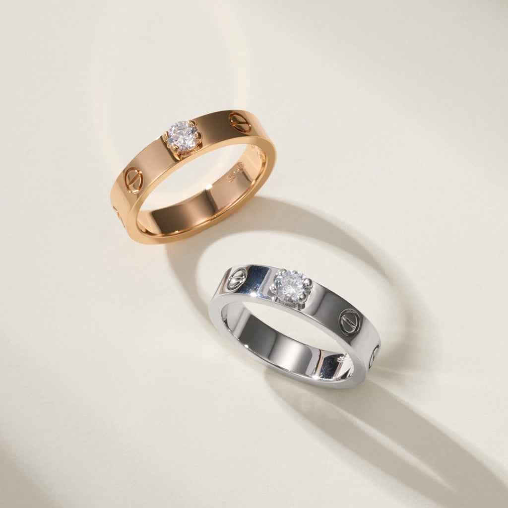[Rosla]LOVE RING 3.6MM 1 BIG DIAMOND