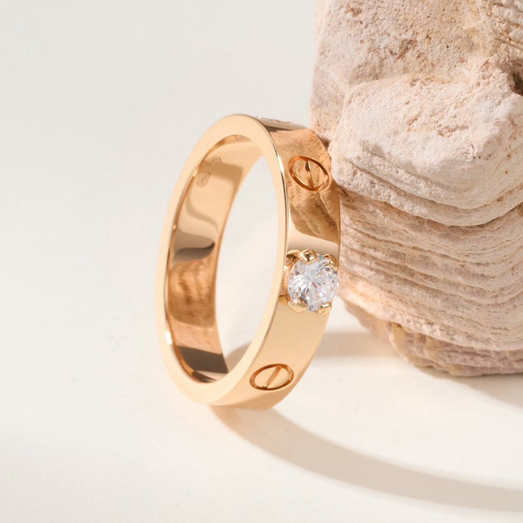 [Rosla]LOVE RING 3.6MM 1 BIG DIAMOND