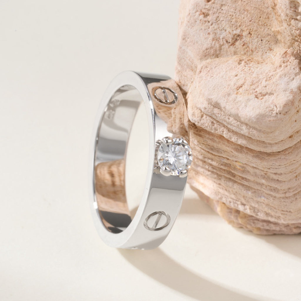 [Rosla]LOVE RING 3.6MM 1 BIG DIAMOND