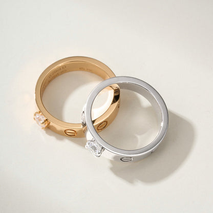 [Rosla]LOVE RING 3.6MM 1 BIG DIAMOND