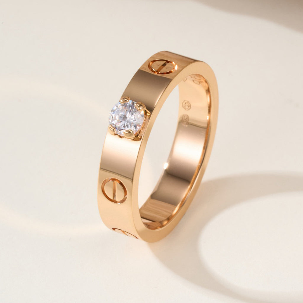 [Rosla]LOVE RING 3.6MM 1 BIG DIAMOND