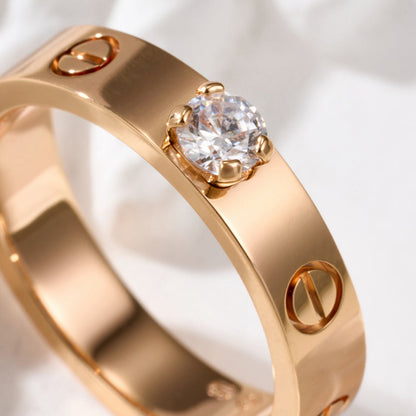 [Rosla]LOVE RING 3.6MM 1 BIG DIAMOND