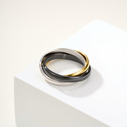 [Rosla]TRINITY 3.2MM RING BLACK CERAMIC