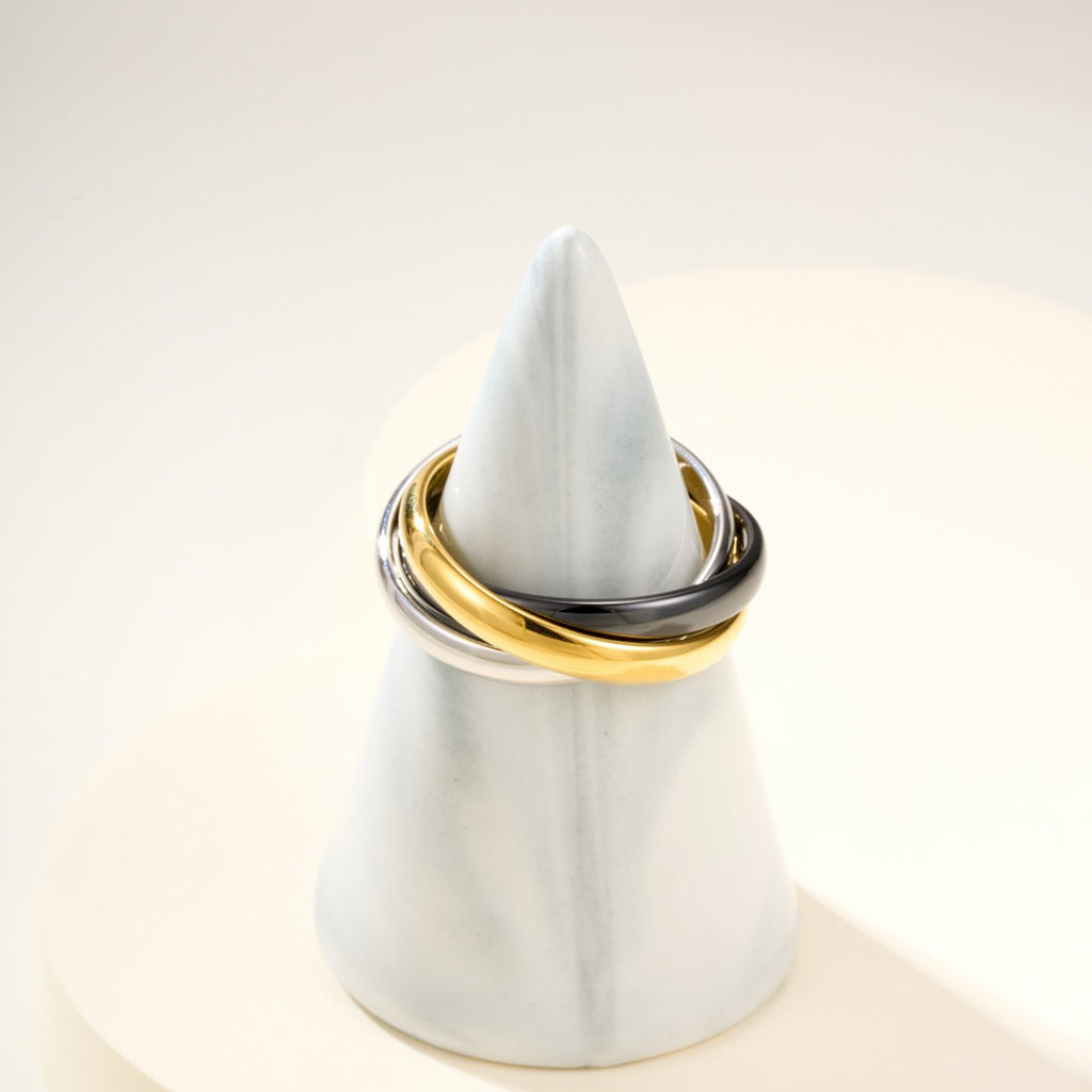 [Rosla]TRINITY 3.2MM RING BLACK CERAMIC