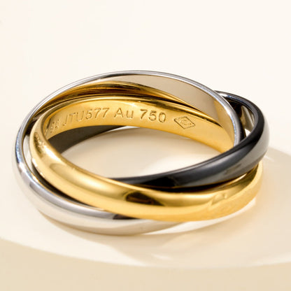 [Rosla]TRINITY 3.2MM RING BLACK CERAMIC