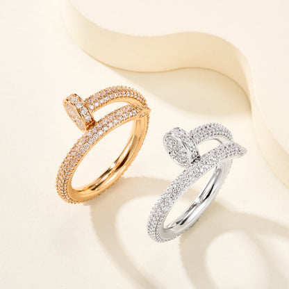 [Rosla]JUSTE RING 2.6MM FULL DIAMOND
