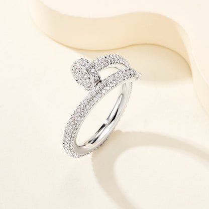 [Rosla]JUSTE RING 2.6MM FULL DIAMOND